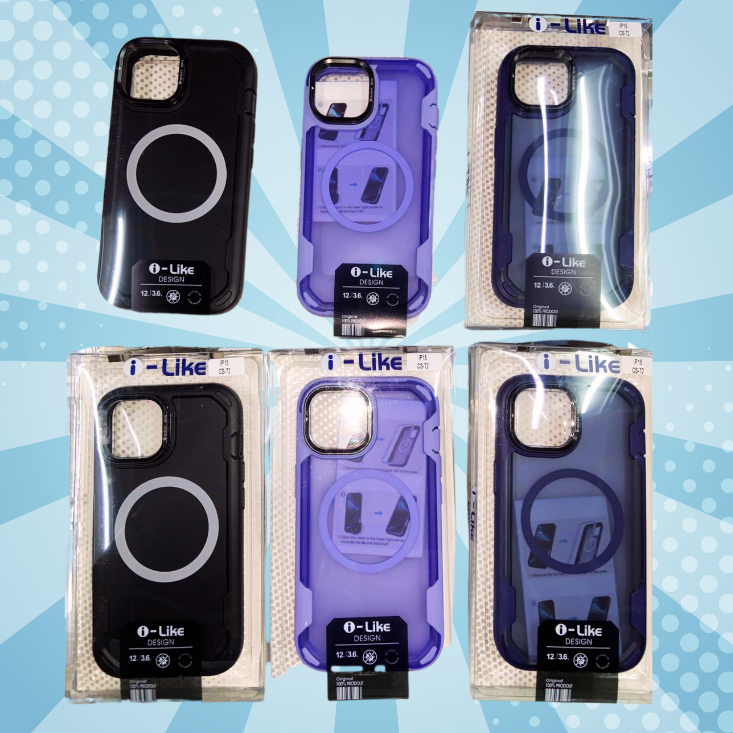 i-Like MagSafe Cases for iPhone and Samsung